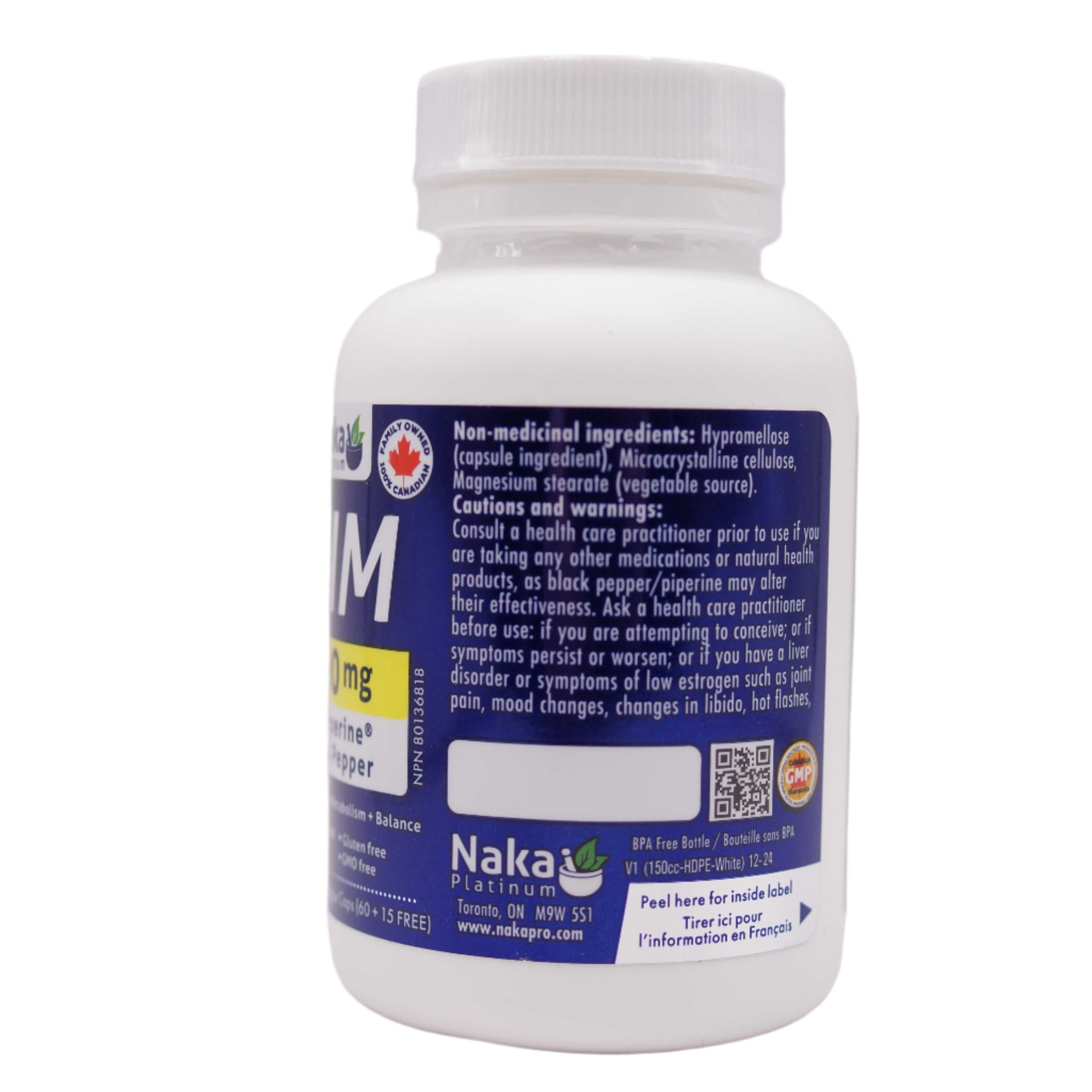 Naka DIM - 200mg + Bioperine Black Pepper