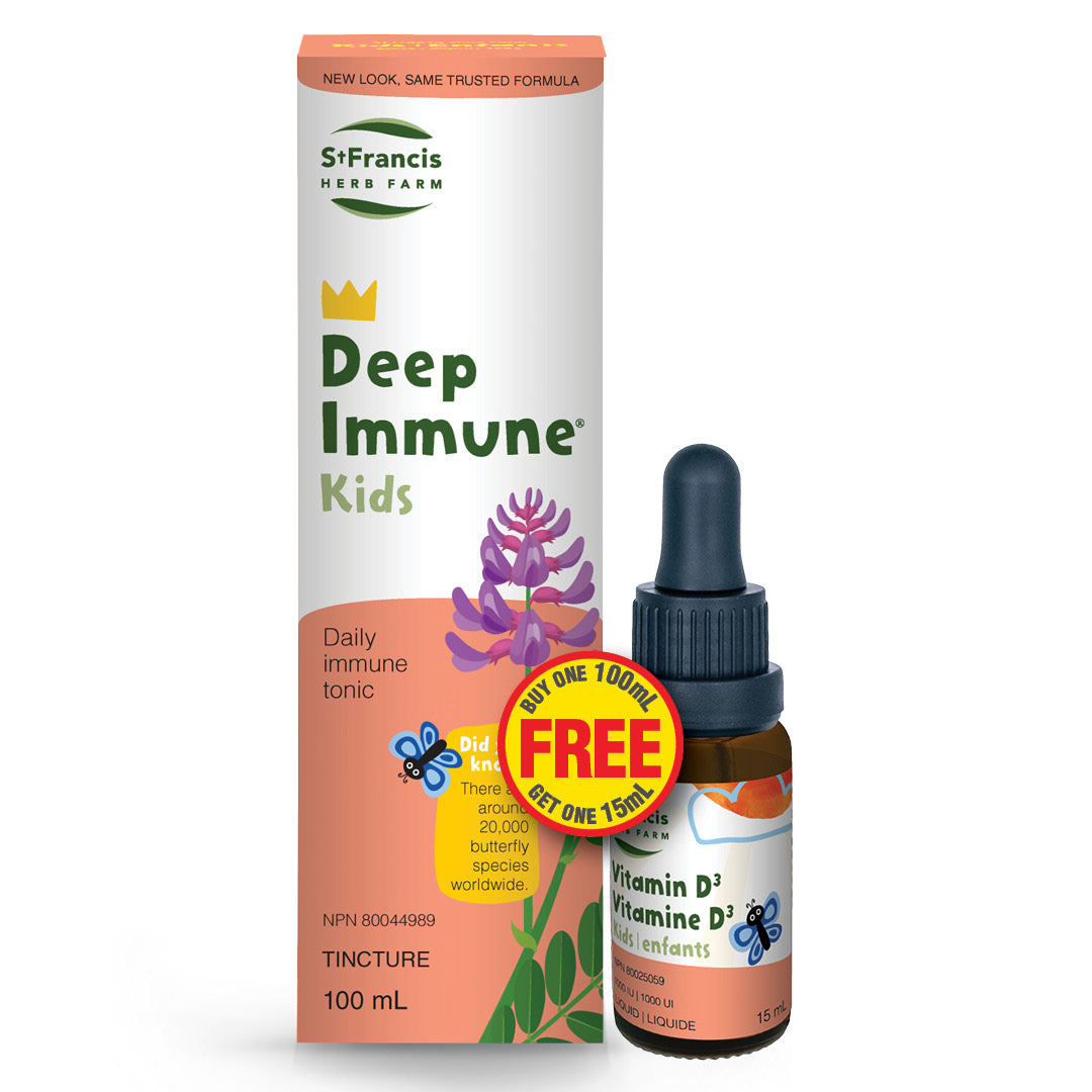 St. Francis Herb Farm Deep Immune Kids + Vitamin D