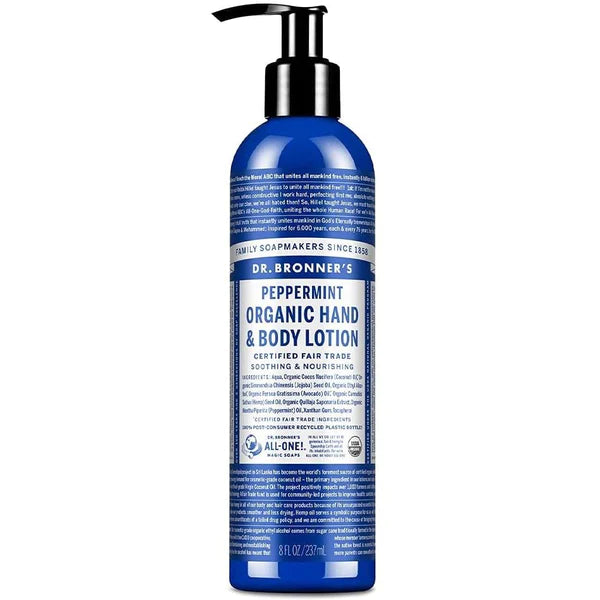 Dr. Bronner's Organic Peppermint Hand & Body Lotion