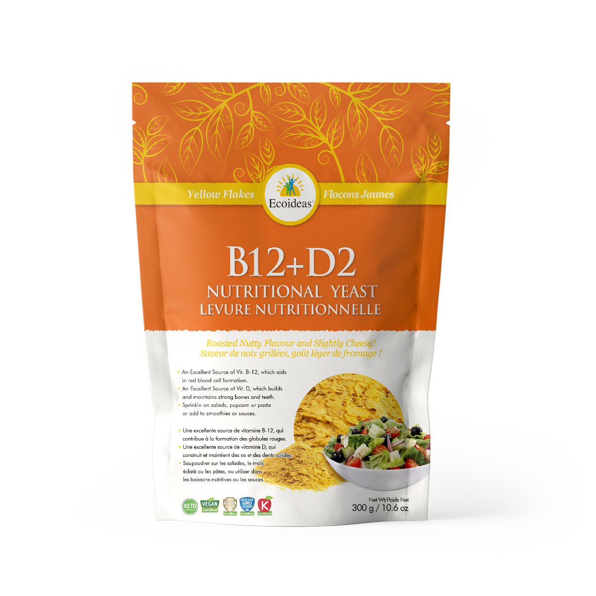 Nutritional Yeast with B12 + D2