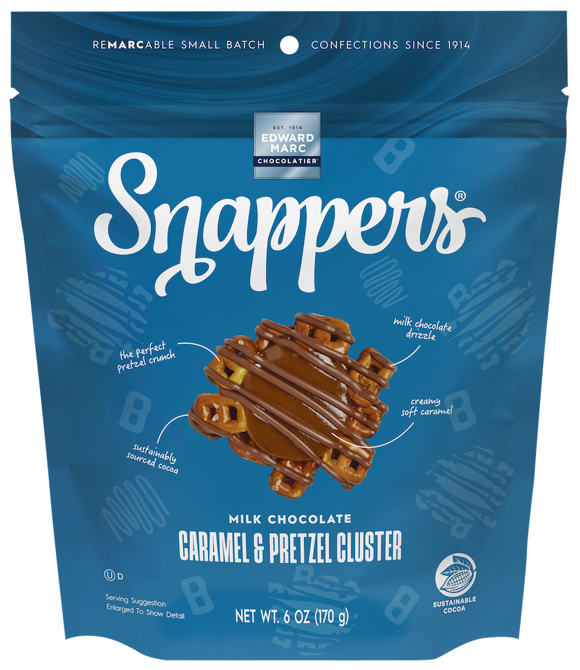 Snappers Milk Chocolate Caramel & Pretzel Cluster