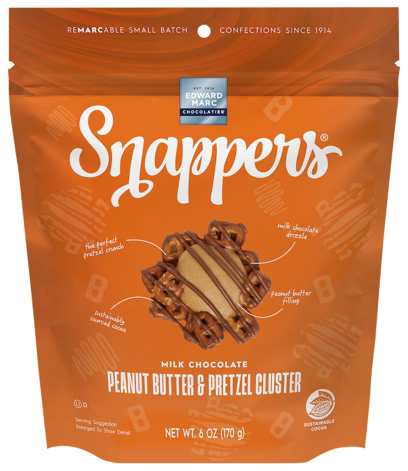 Snappers Milk Chocolate Peanut Butter & Pretzel Cluster