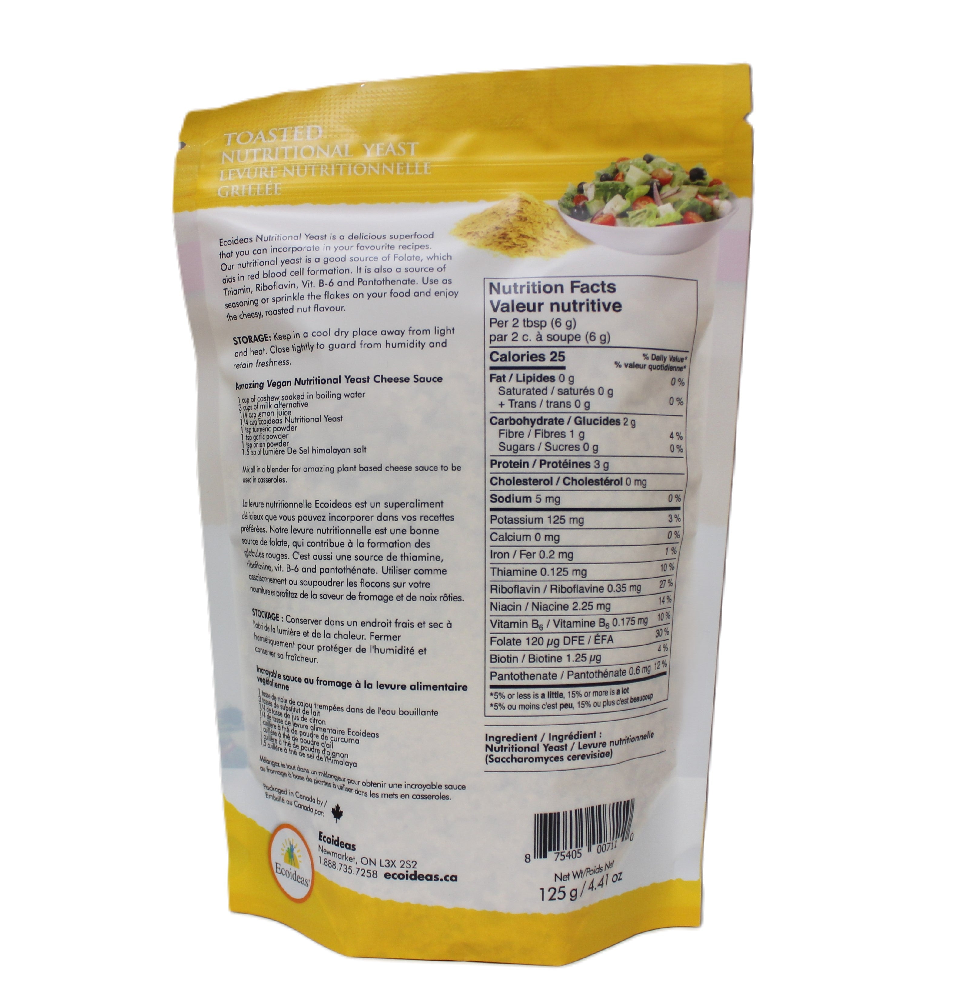 Ecoideas Toasted Nutritional Yeast
