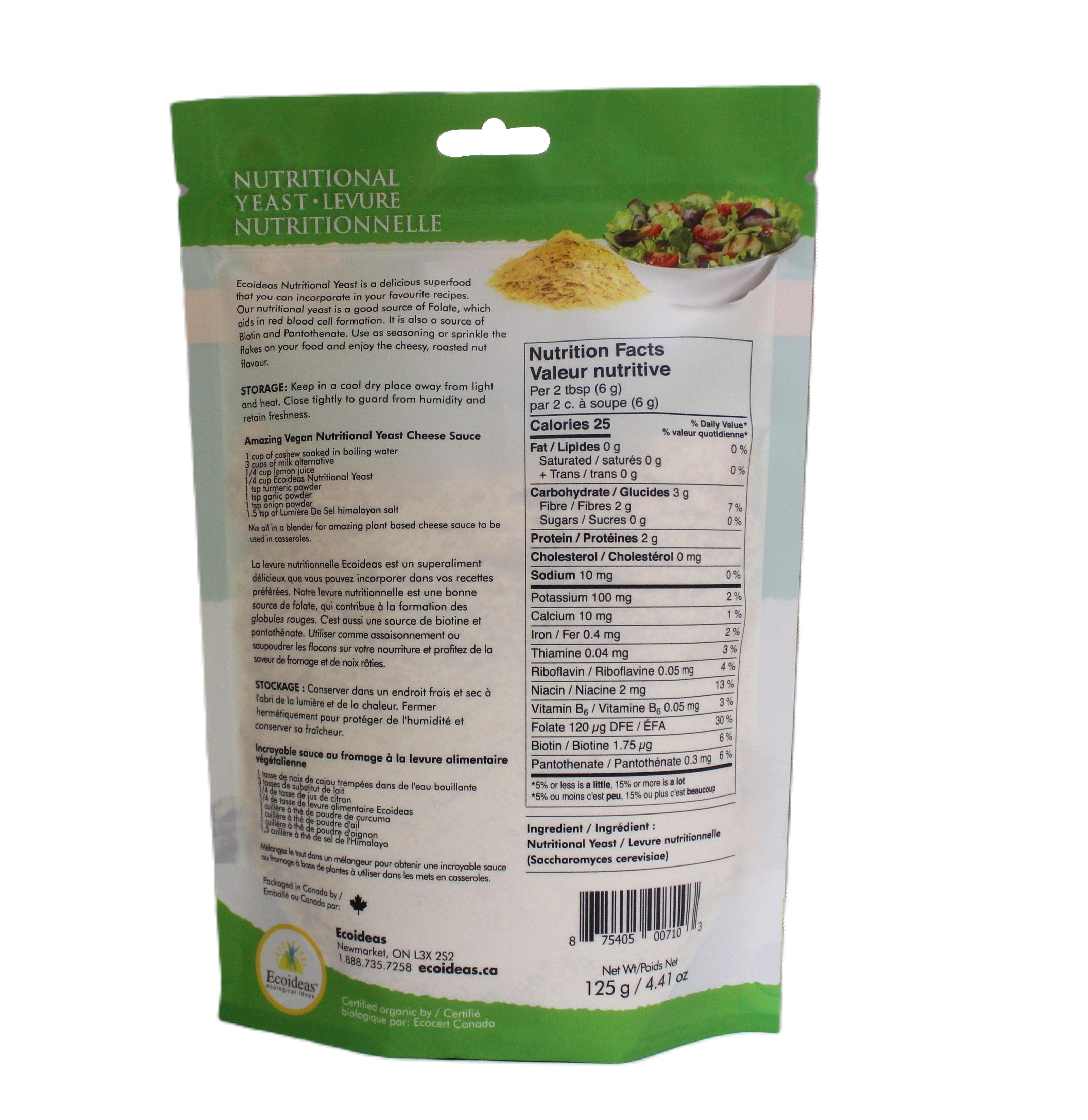 Ecoideas Organic Nutritional Yeast