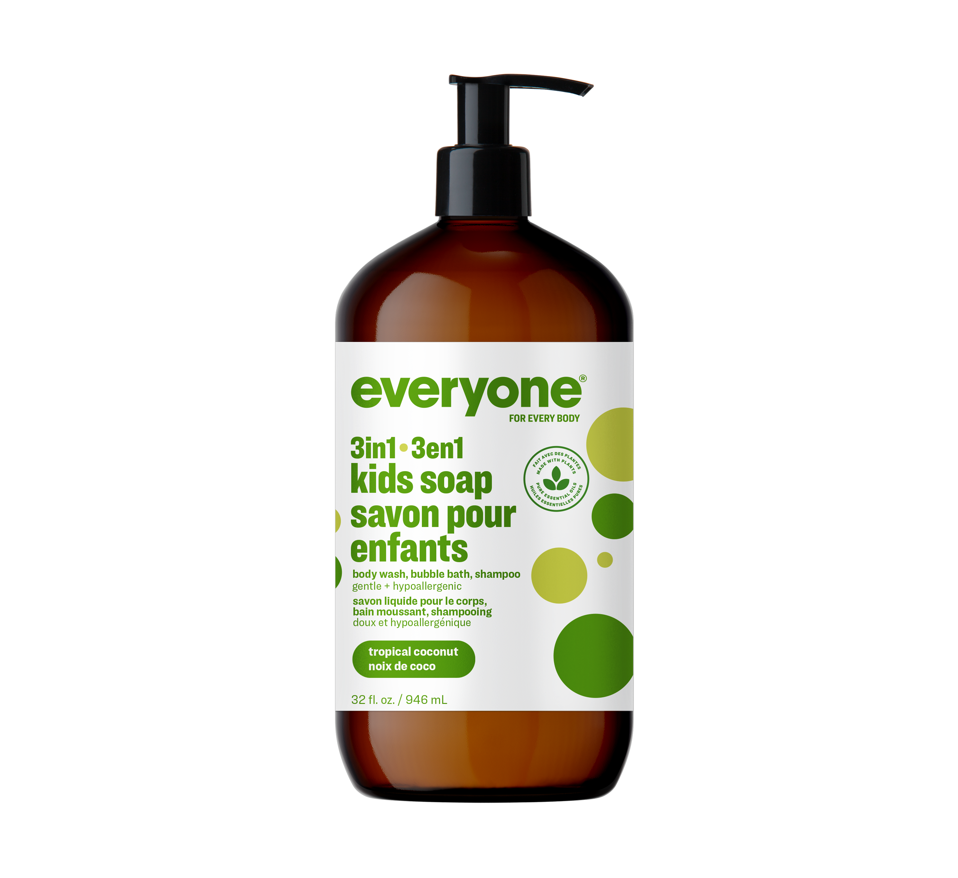 Everyone Tropical Coconut Kids 3in1 Soap