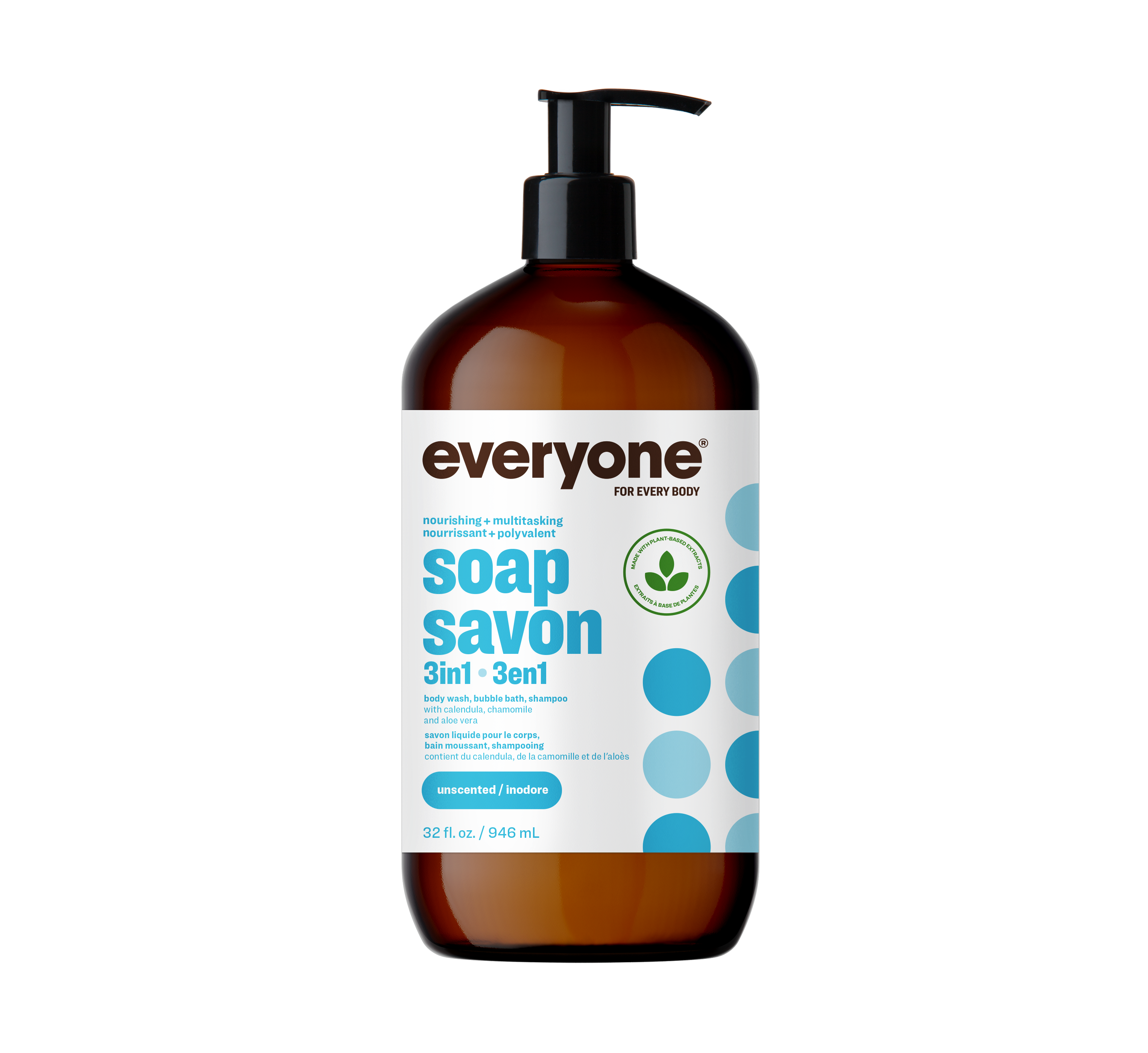 Unscented 3-In-1 Soap