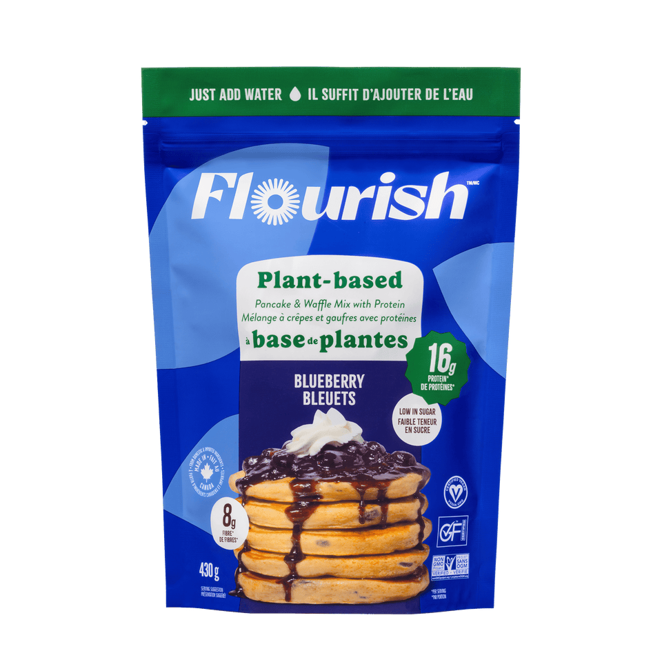 Blueberry Plant-Based Pancake & Waffle Mix With Protein