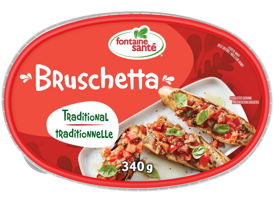 Fontaine Sante Traditional Bruschetta