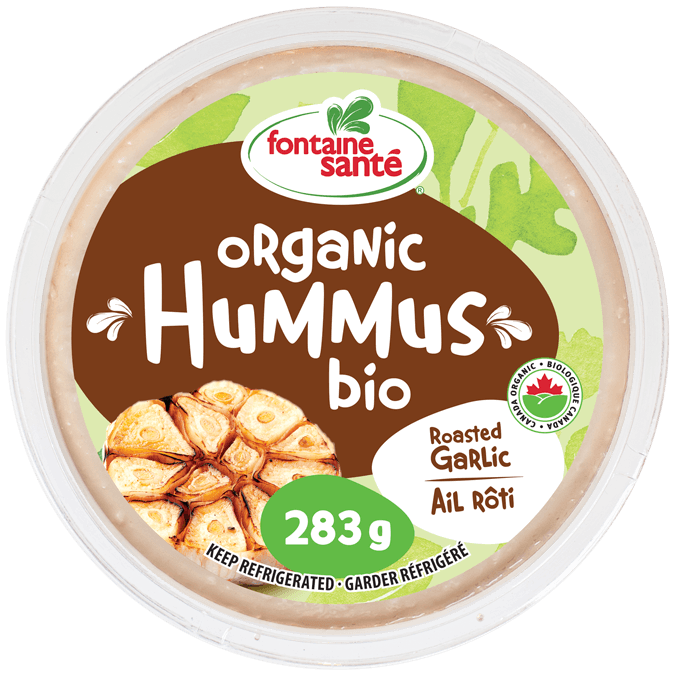 Fontaine Sante Organic Roasted Garlic Hummus