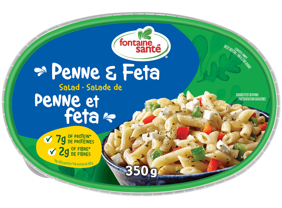 Fontaine Sante Penne & Feta Salad
