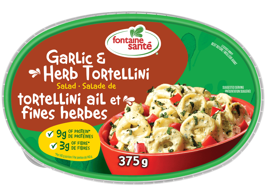 Fontaine Sante Garlic & Herb Tortellini Salad