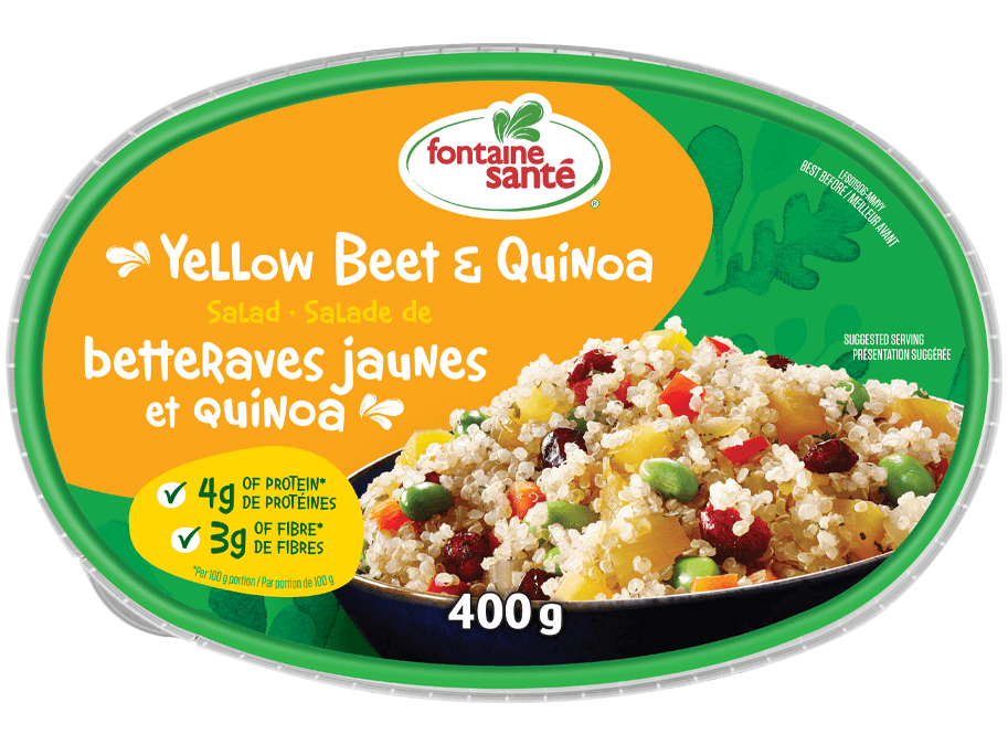 Fontaine Sante Yellow Beet & Quinoa Salad