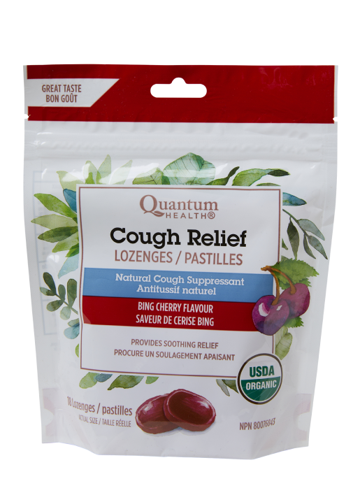 Quantum Cherry Cough Relief Lozenges