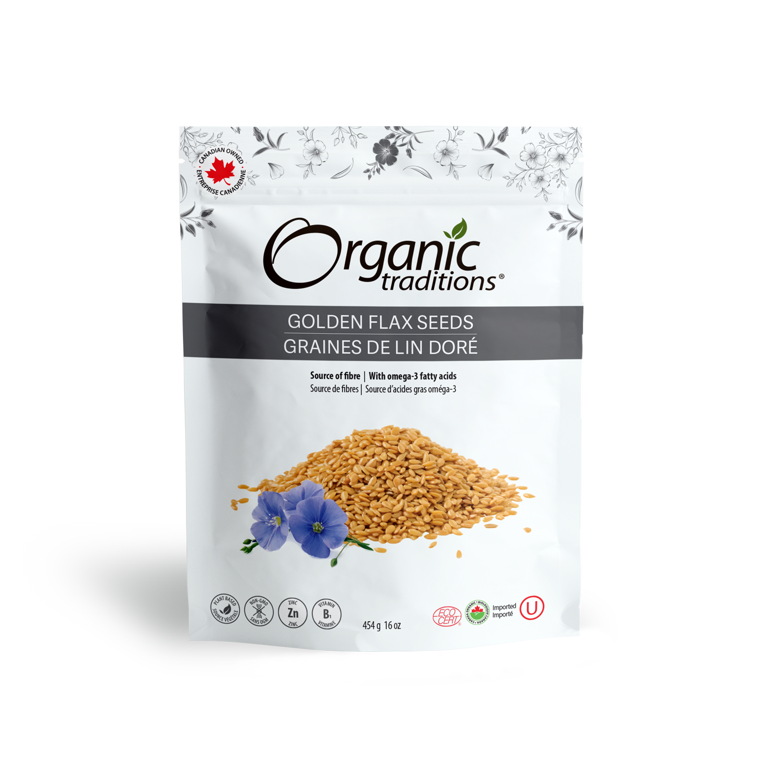 Organic Traditions Flax Seeds