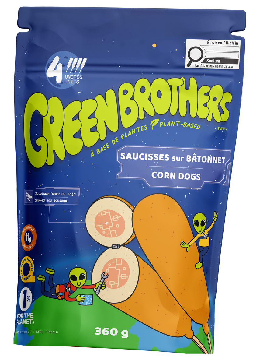 Green Brothers Plant-Based Corn Dogs