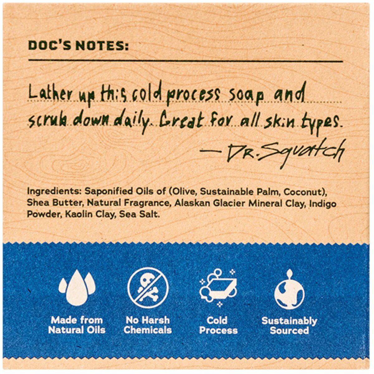 Dr. Squatch Fresh Falls Men's Bar Soap