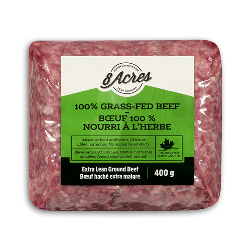 8 Acres Grass-Fed Extra Lean Ground Beef