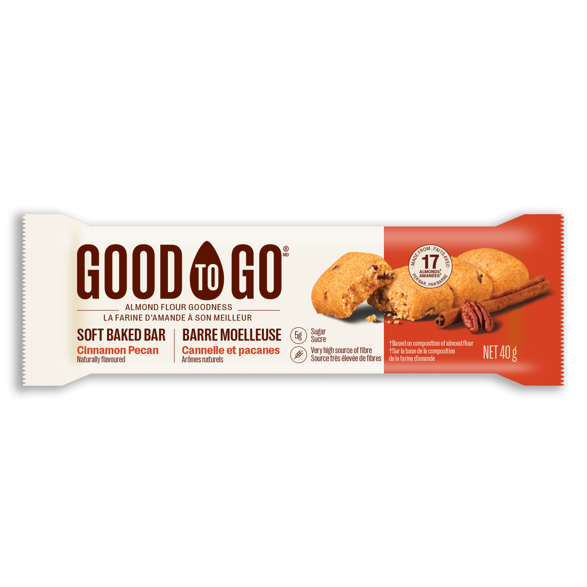 Good To Go Cinnamon Pecan Bar