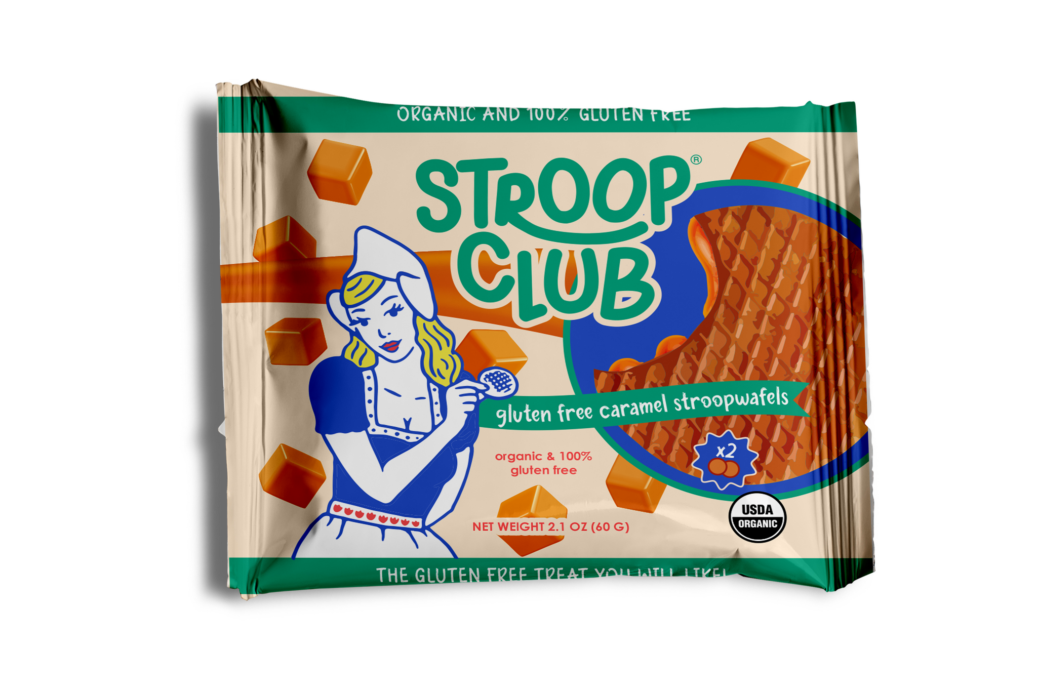 Stroop Club Organic Gluten-Free Cararmel Stroopwafels
