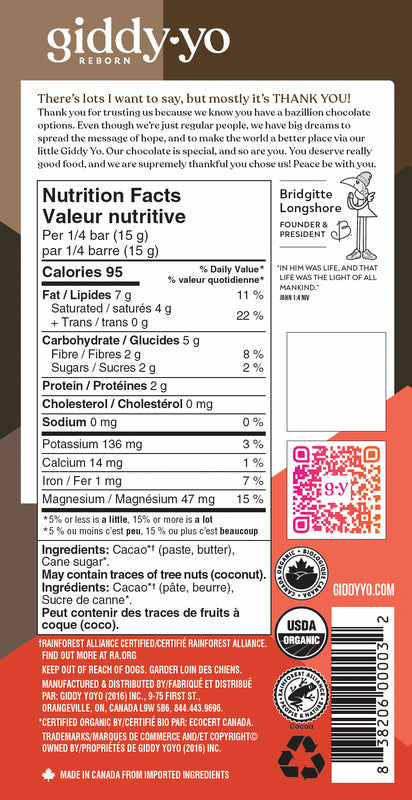 Organic Extra Dark Chocolate 89%