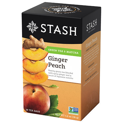 Stash Tea Ginger Peach Green Tea