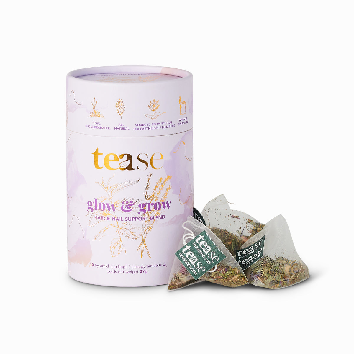 Tease Glow & Grow Hair & Nail Support Herbal Tea