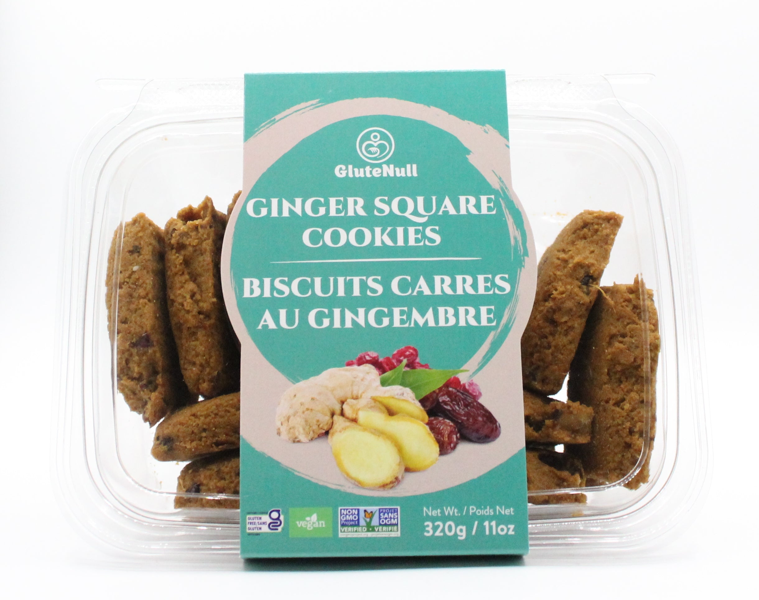 Ginger Square Cookies
