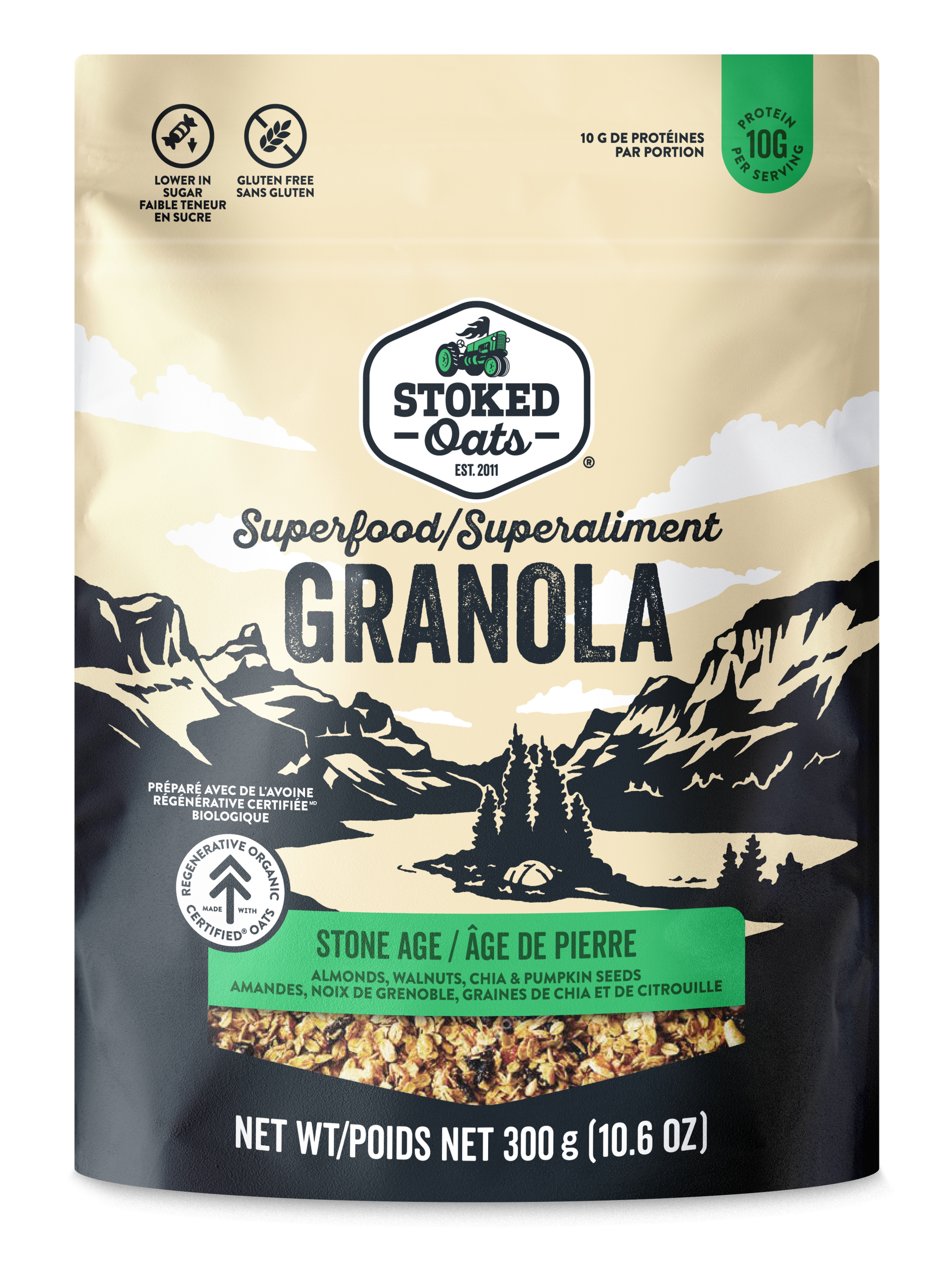 Stoked Oats Stone Age Superfood Granola
