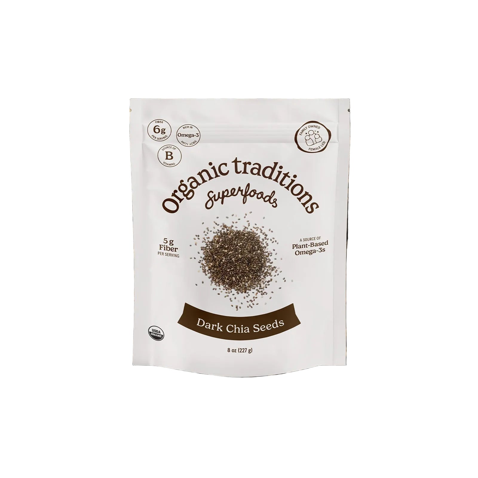 Organic Traditions Organic Dark Whole Chia Seeds