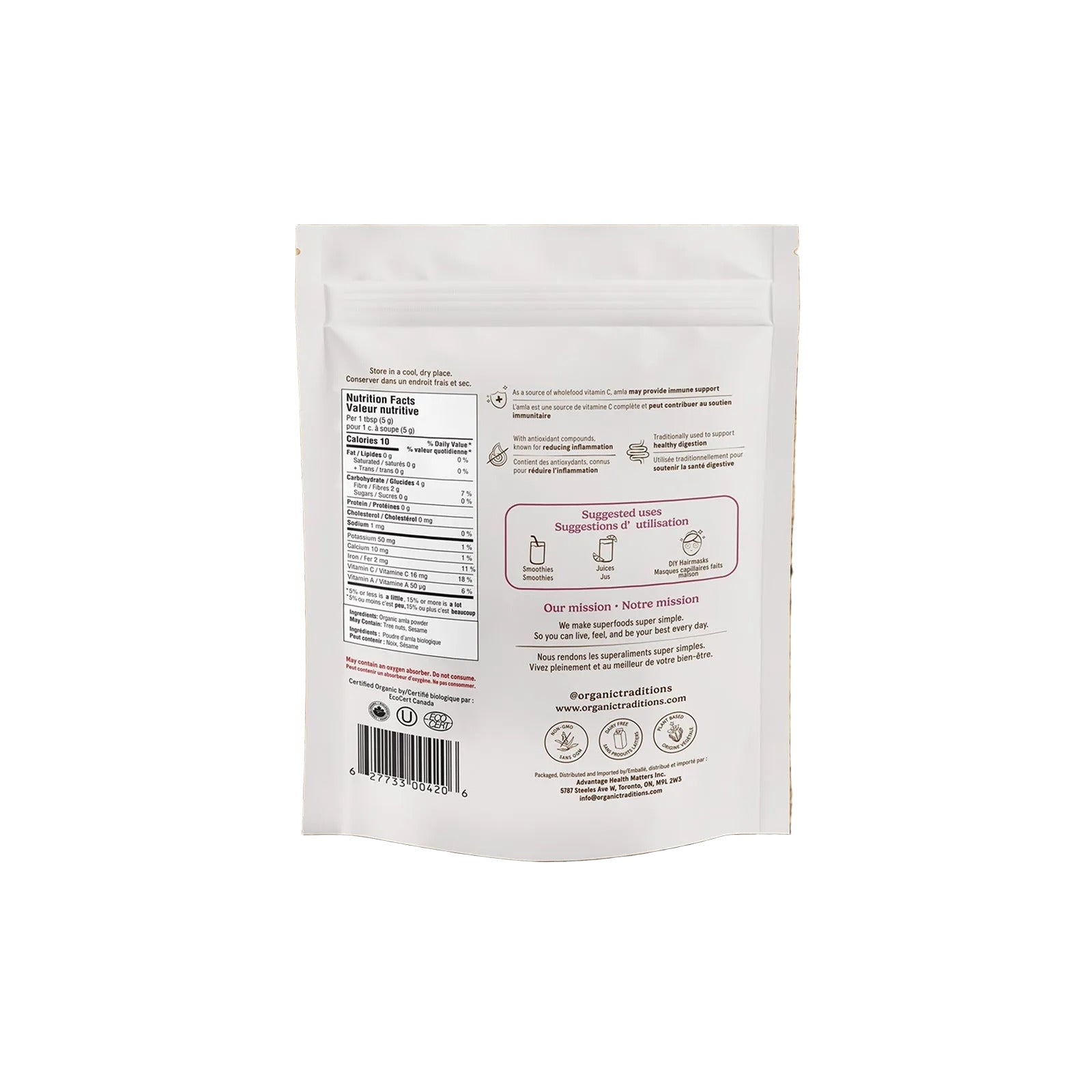 Organic Traditions Organic Amla Powder