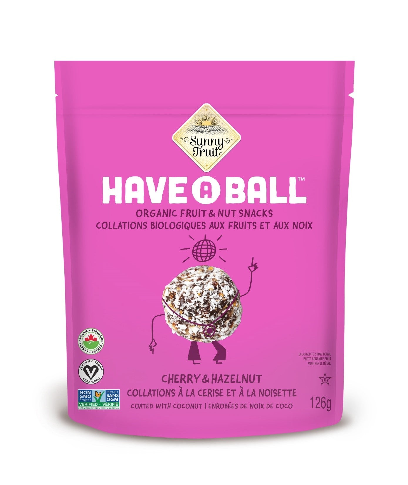 Organic Cherry and Hazelnut Have a Ball