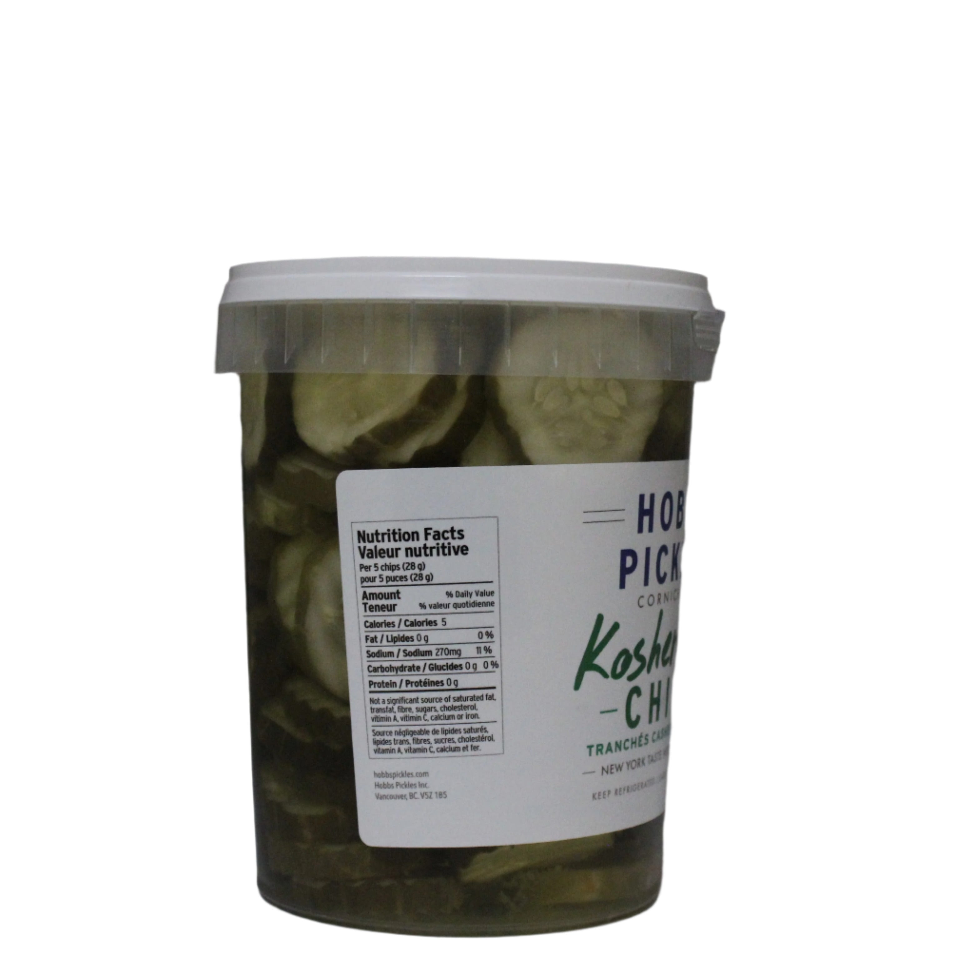 Hobbs Pickles Kosher Dill Pickle Chips