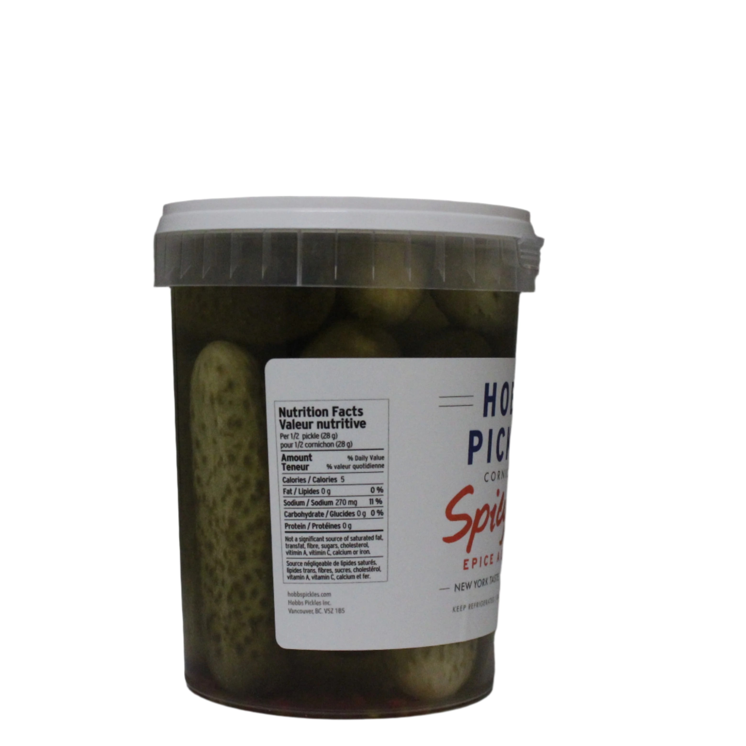 Hobbs Pickles Spicy Dill Pickles