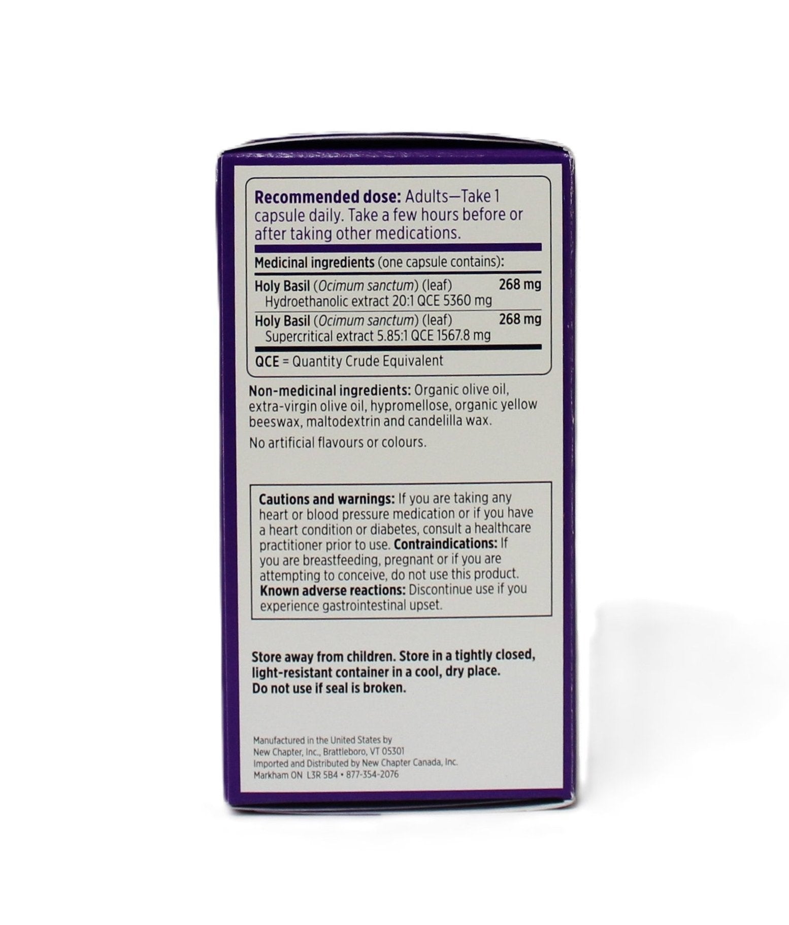 New Chapter Holy Basil