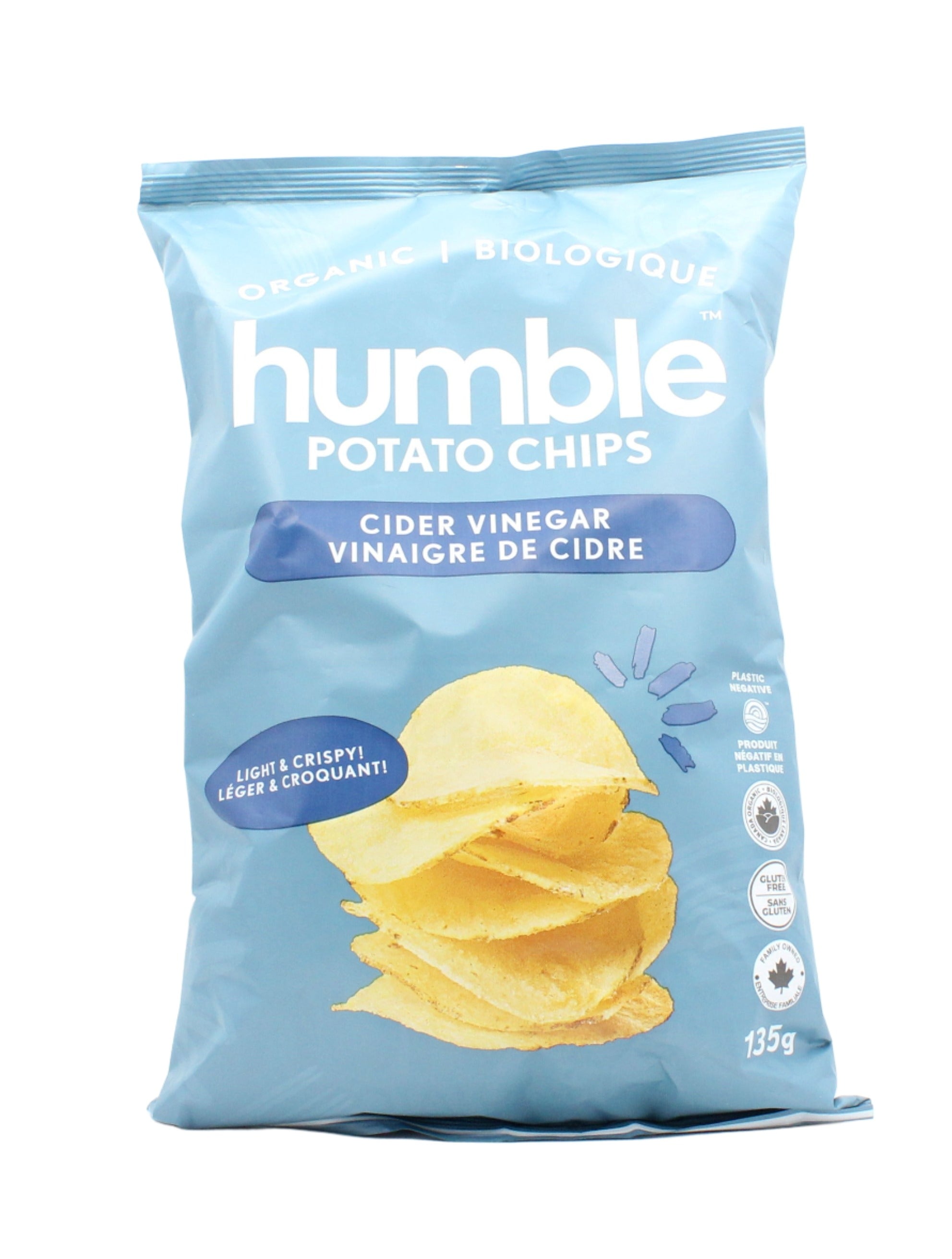 Humble Potato Organic Sea Salt and Cider Vinegar Potato Chips