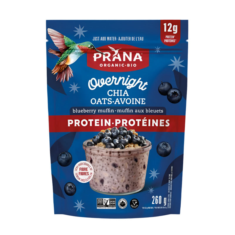 Organic Blueberry Muffin Protein Overnight Chia & Oats