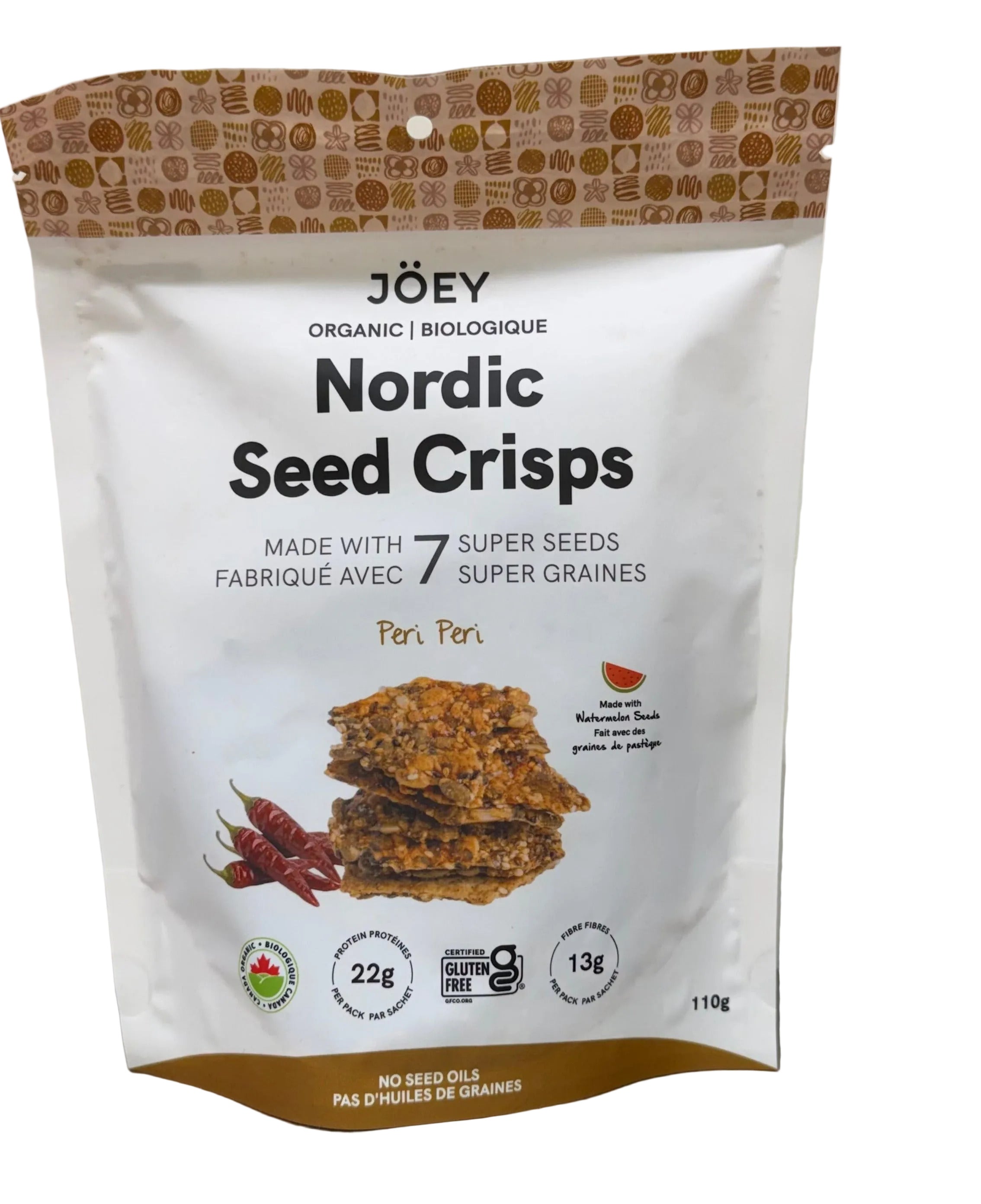 Organic Peri Peri Nordic Seed Crisps