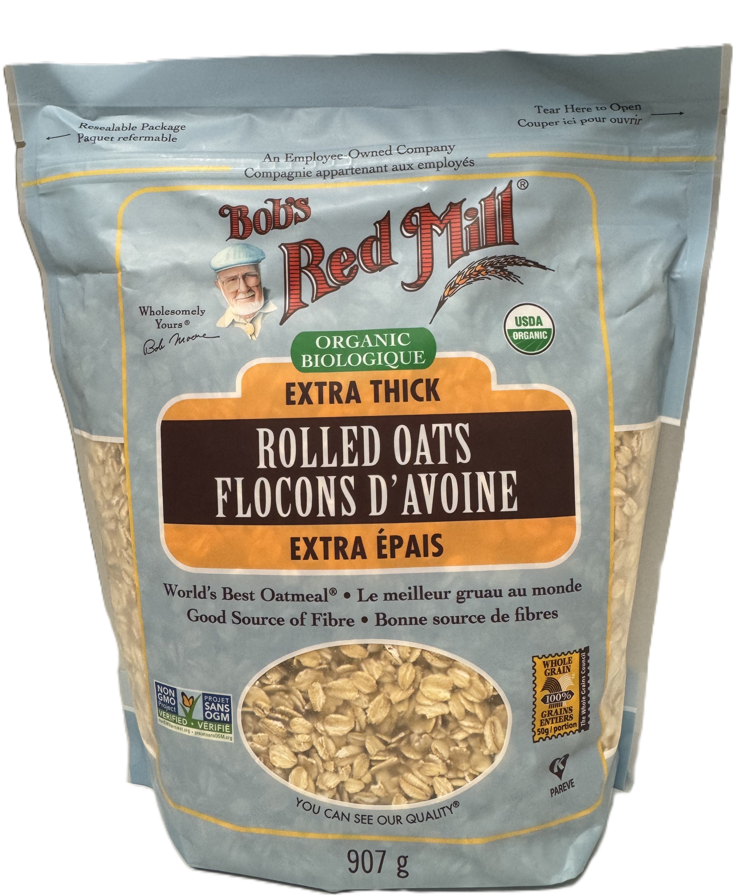 Bob's Red Mill Organic Extra Thick Rolled Oats