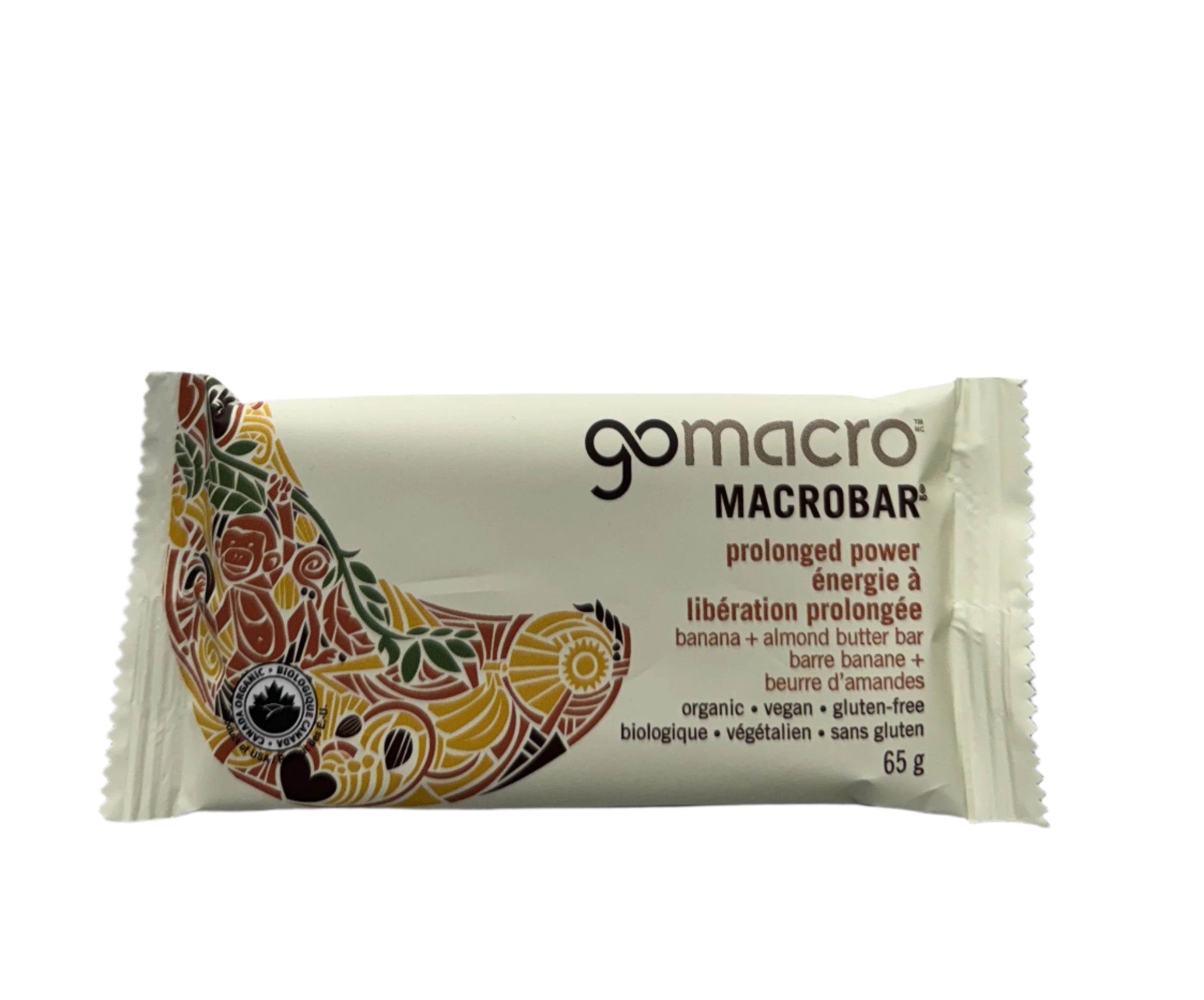 GoMacro Prolonged Power Banana + Almond Butter Bar