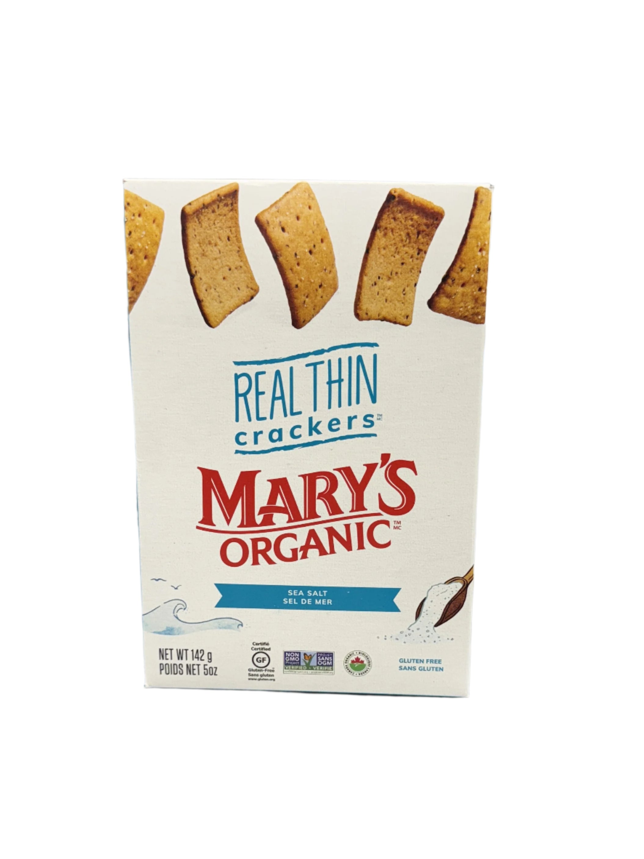 Mary's Organic Crackers Organic Real Thin Sea Salt Crackers