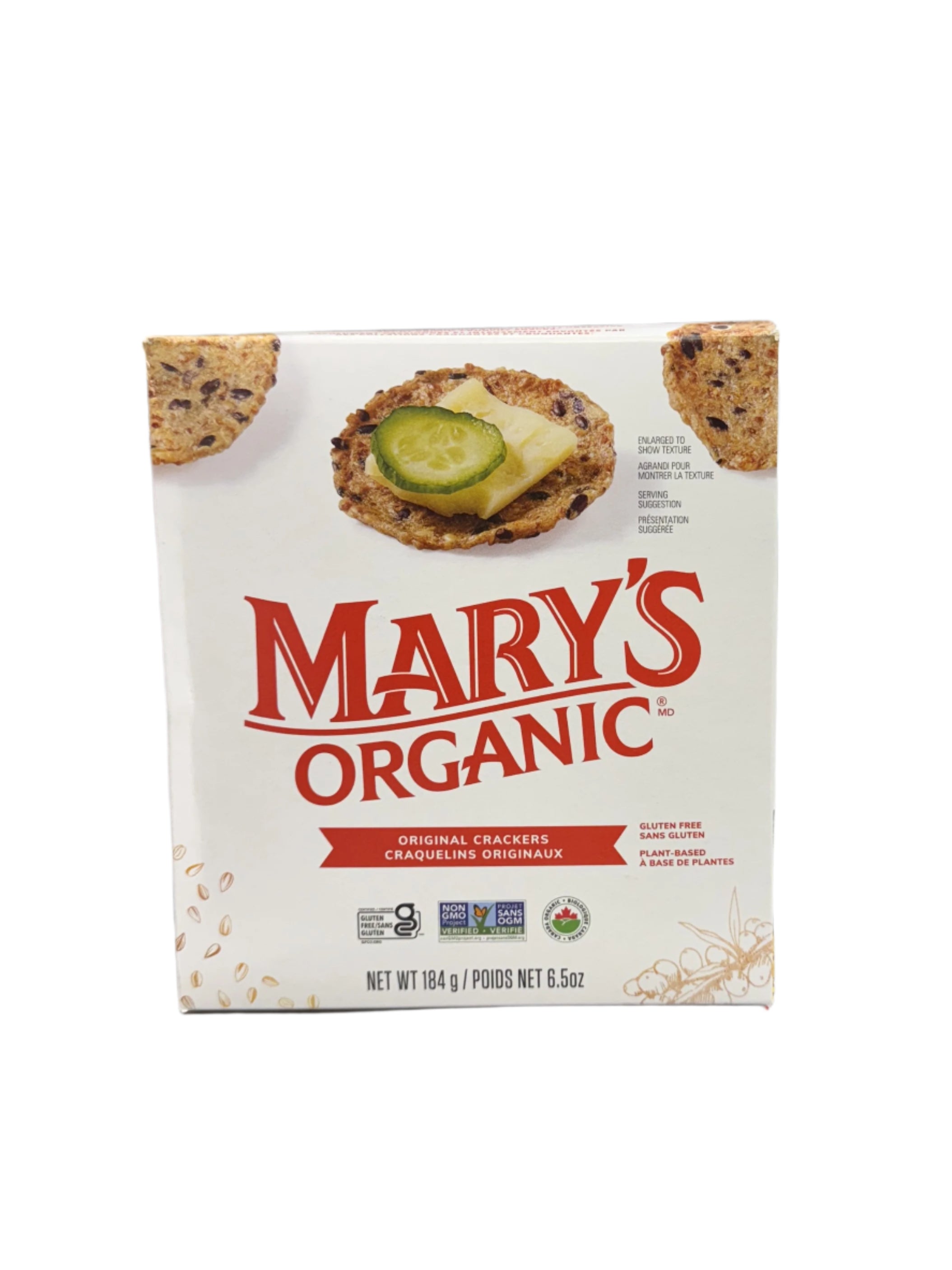 Mary's Organic Crackers Organic Original Crackers Gluten Free