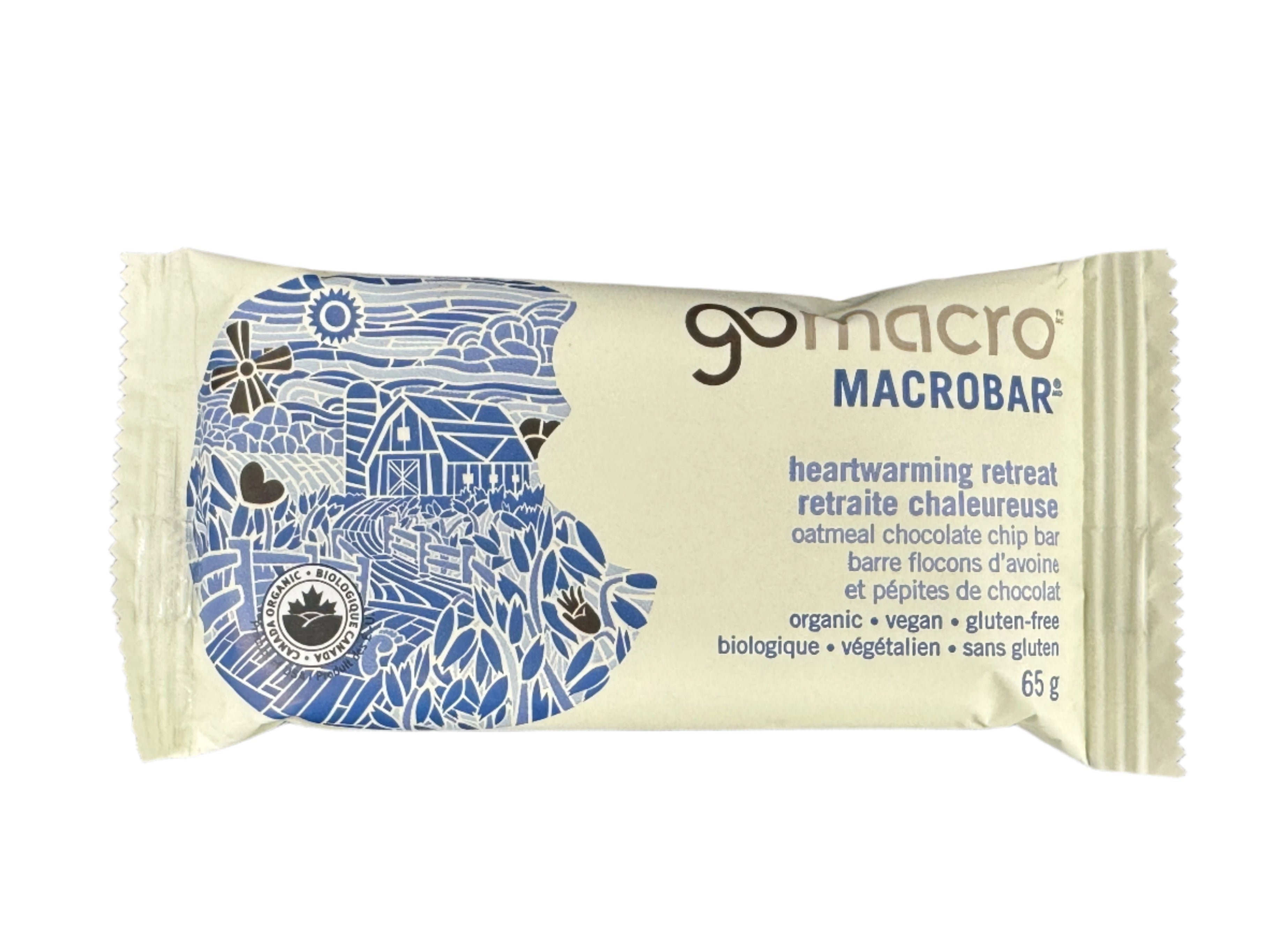 GoMacro Heartwarming Retreat Oatmeal Chocolate Chip Bar