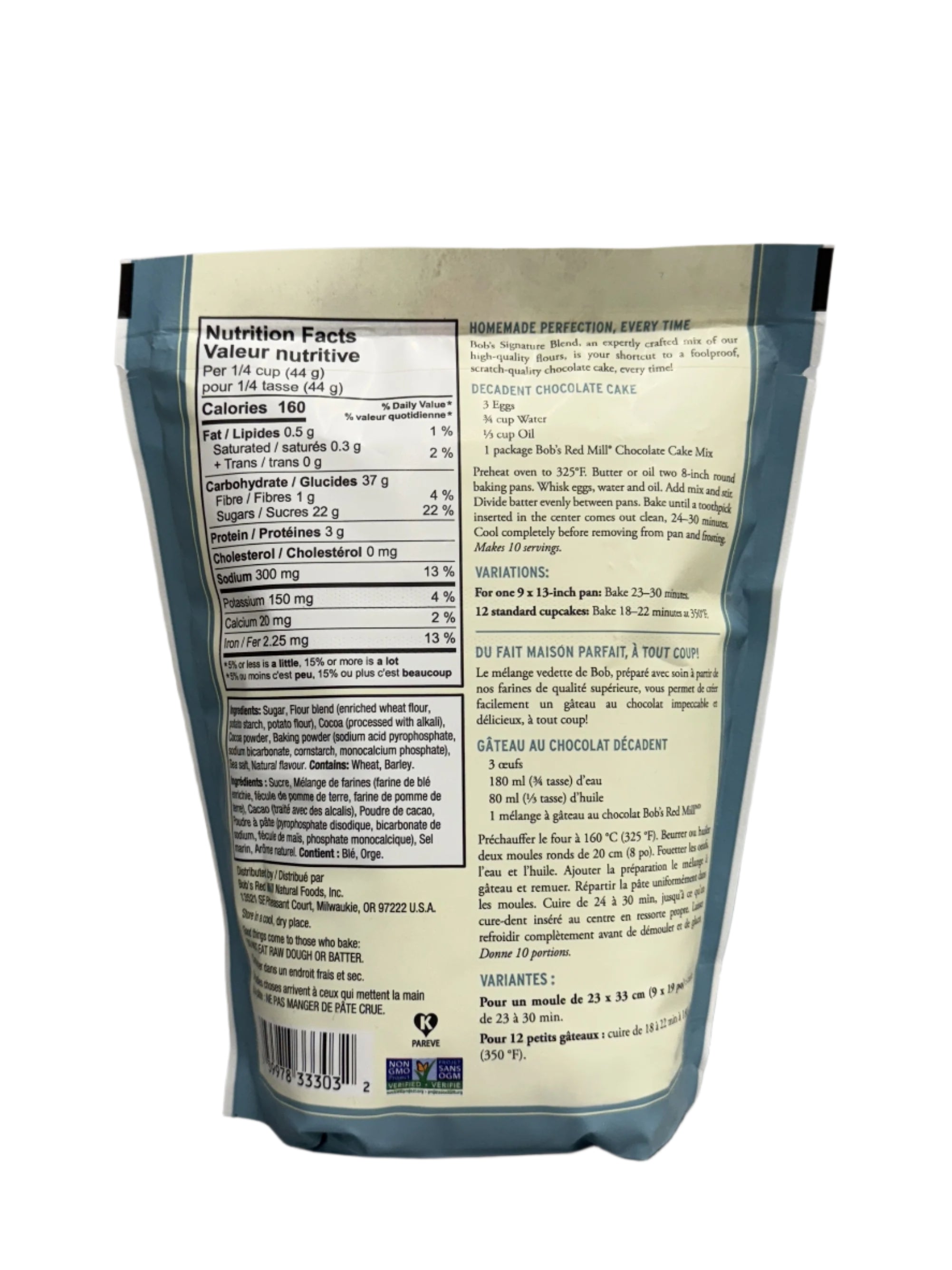 Decadent Chocolate Cake Mix