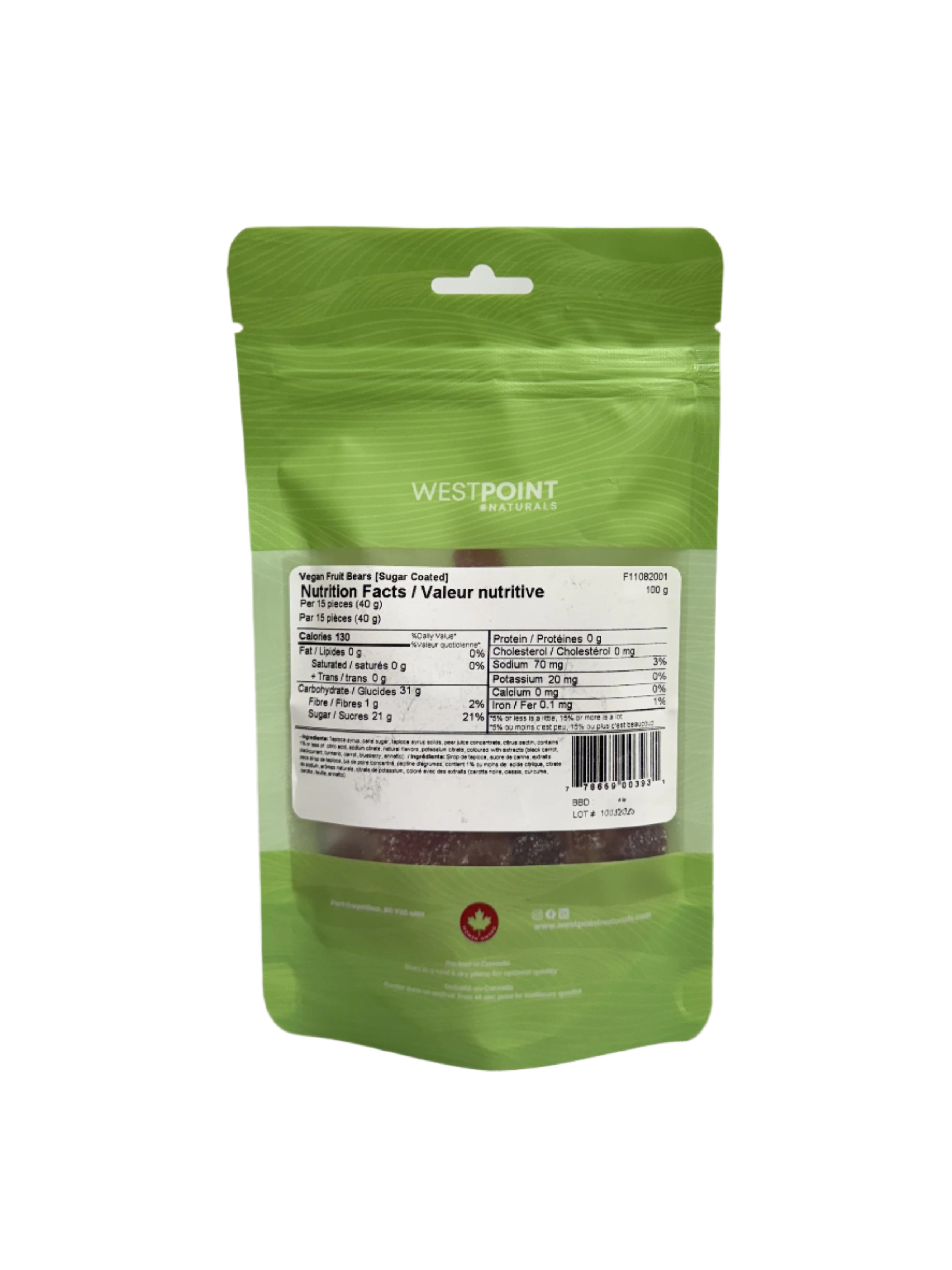 Vegan Sugar-Coated Fruit Bears