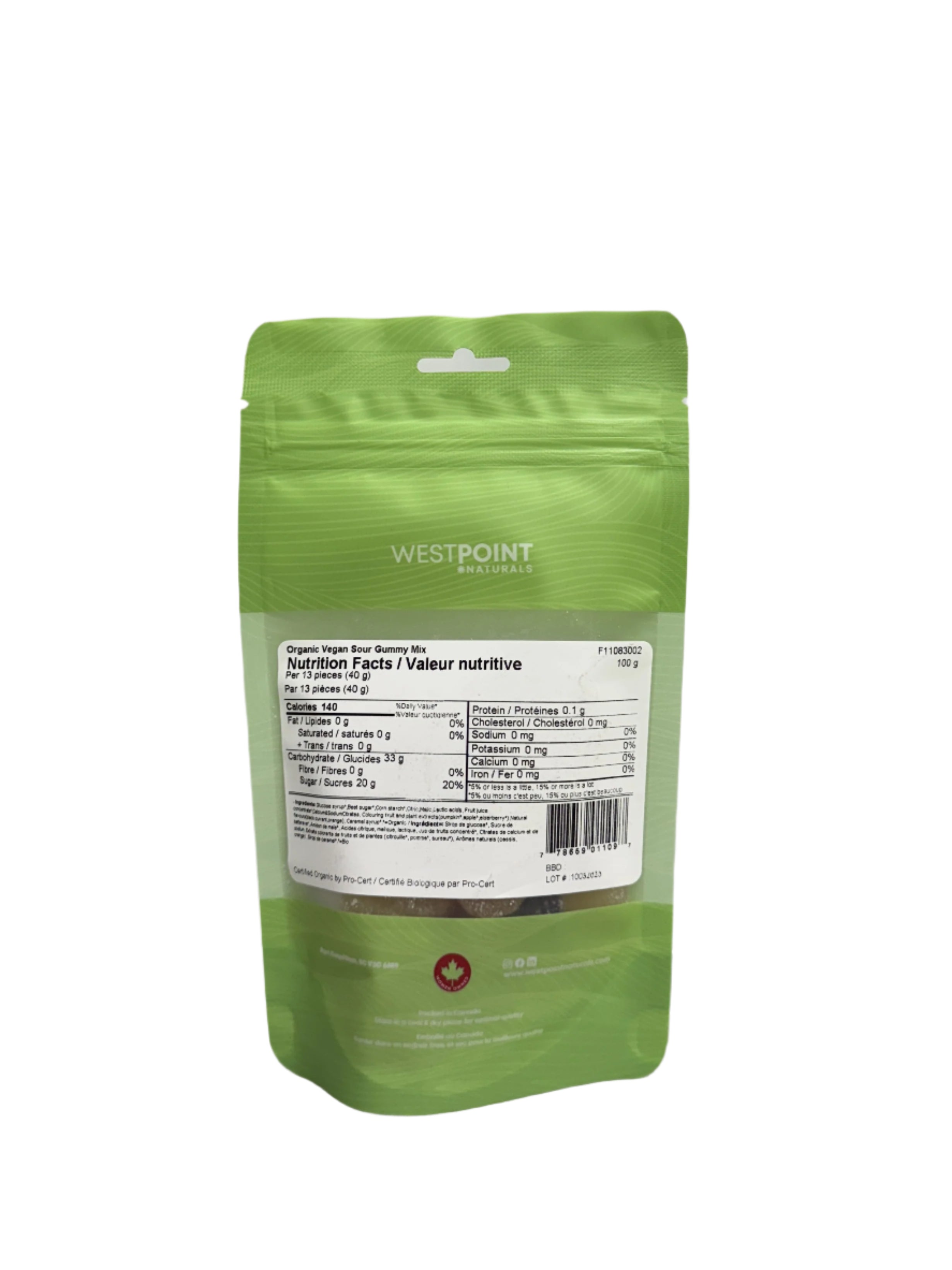 Organic Vegan Sour Gummy Mix