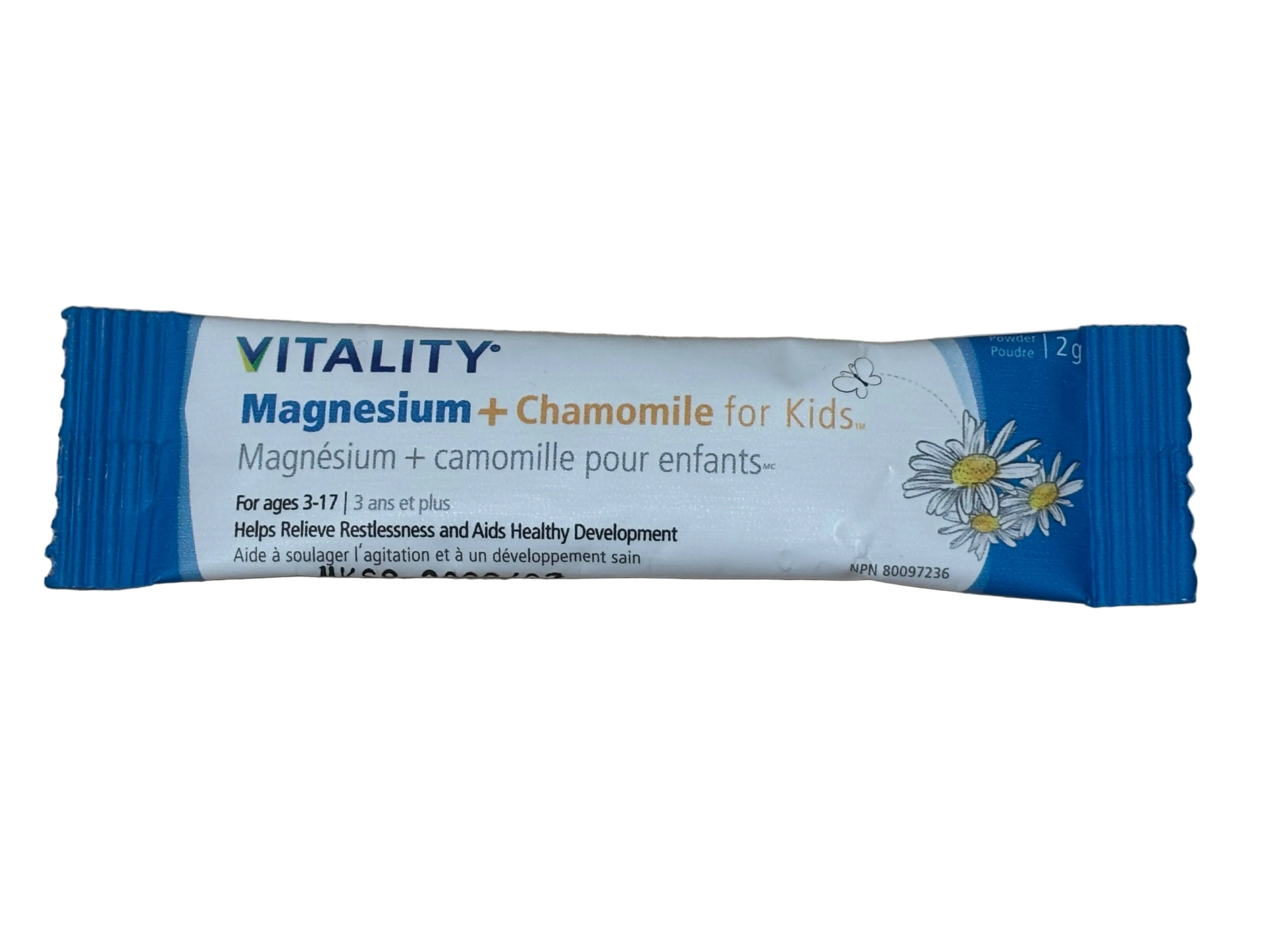 Vitality Magnesium + Chamomile Powder for Kids Sachet