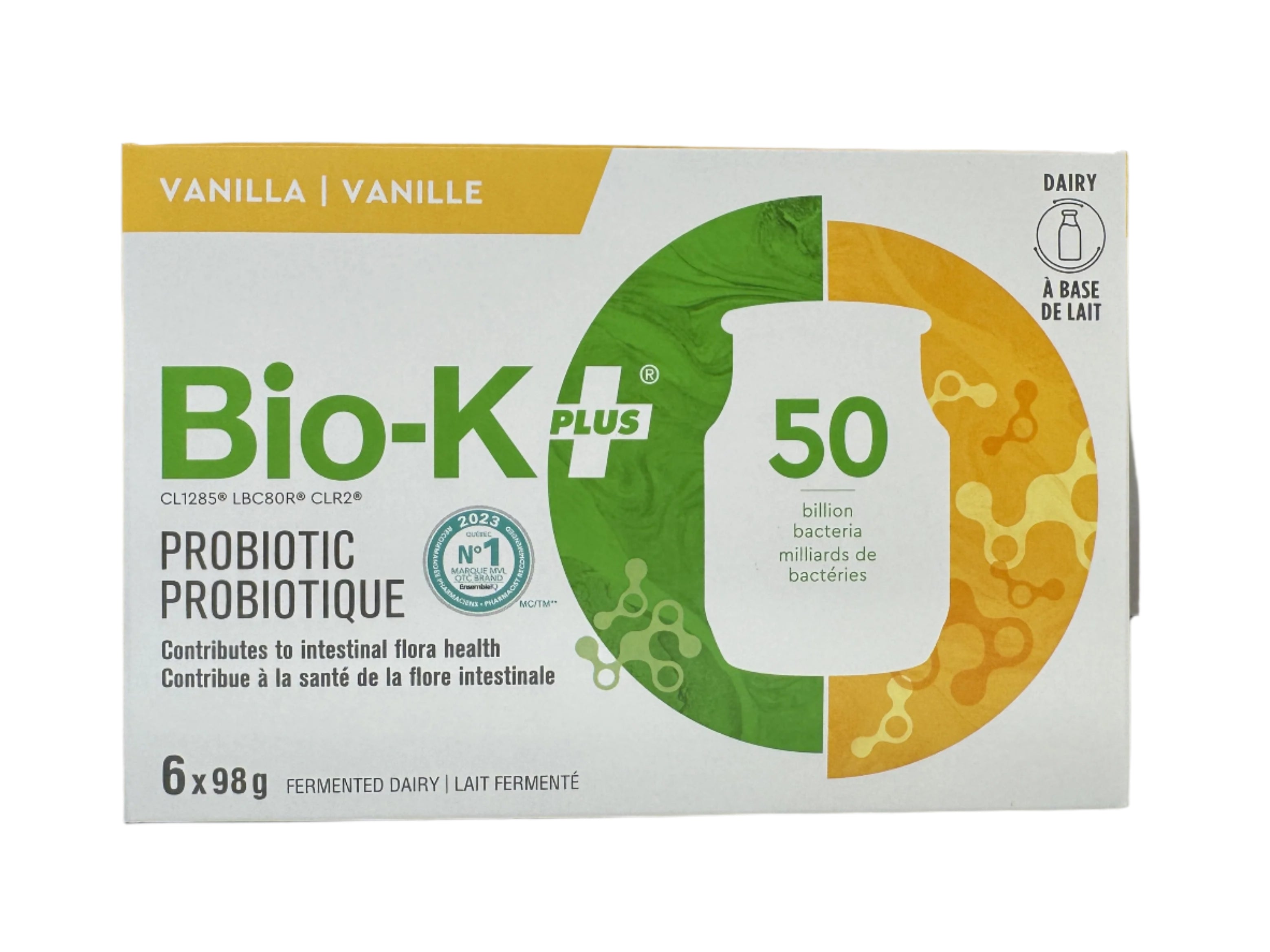 Bio K Vanilla Probiotic 6 Pack