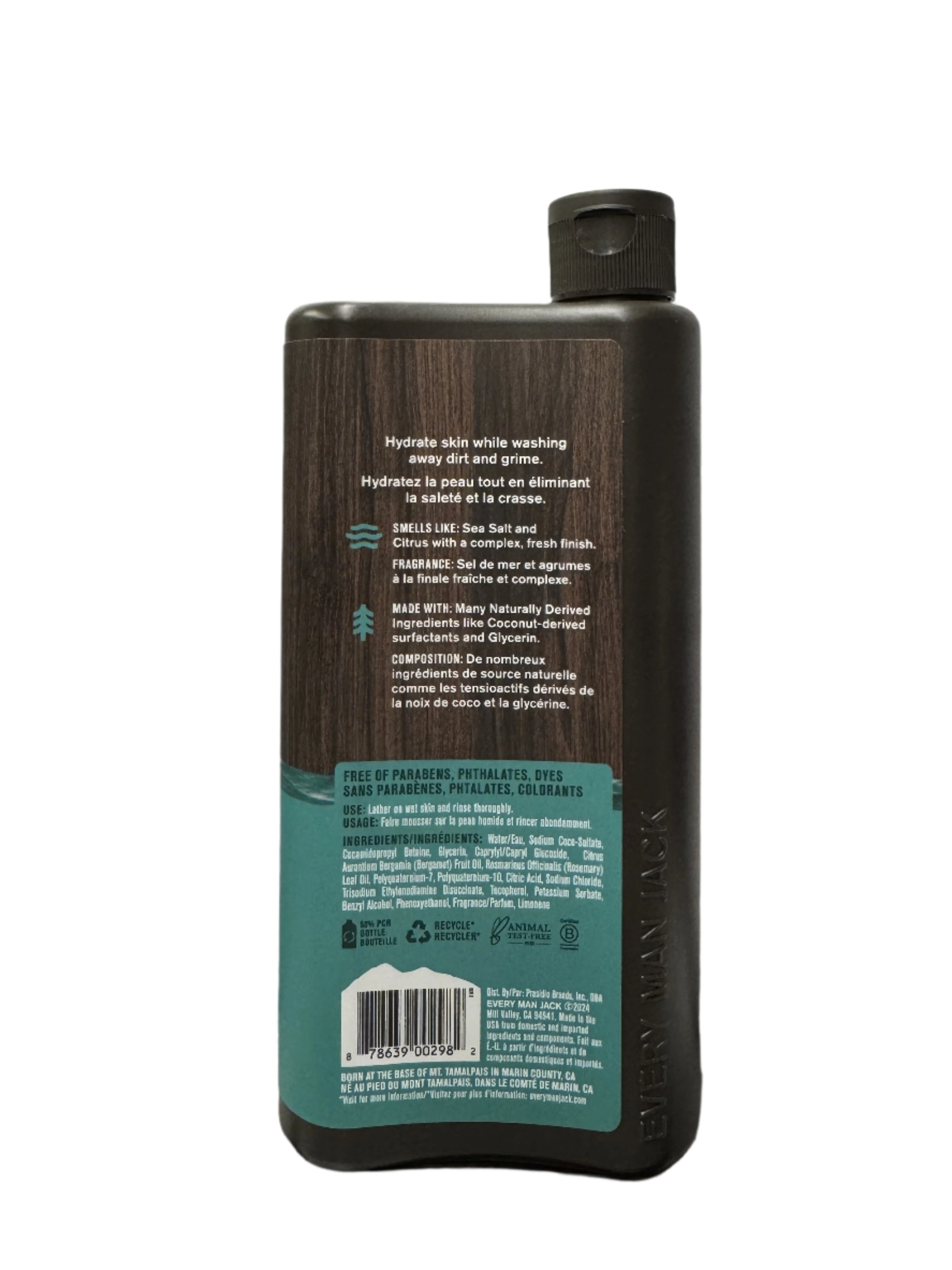 Every Man Jack Sea Salt + Citrus Body Wash