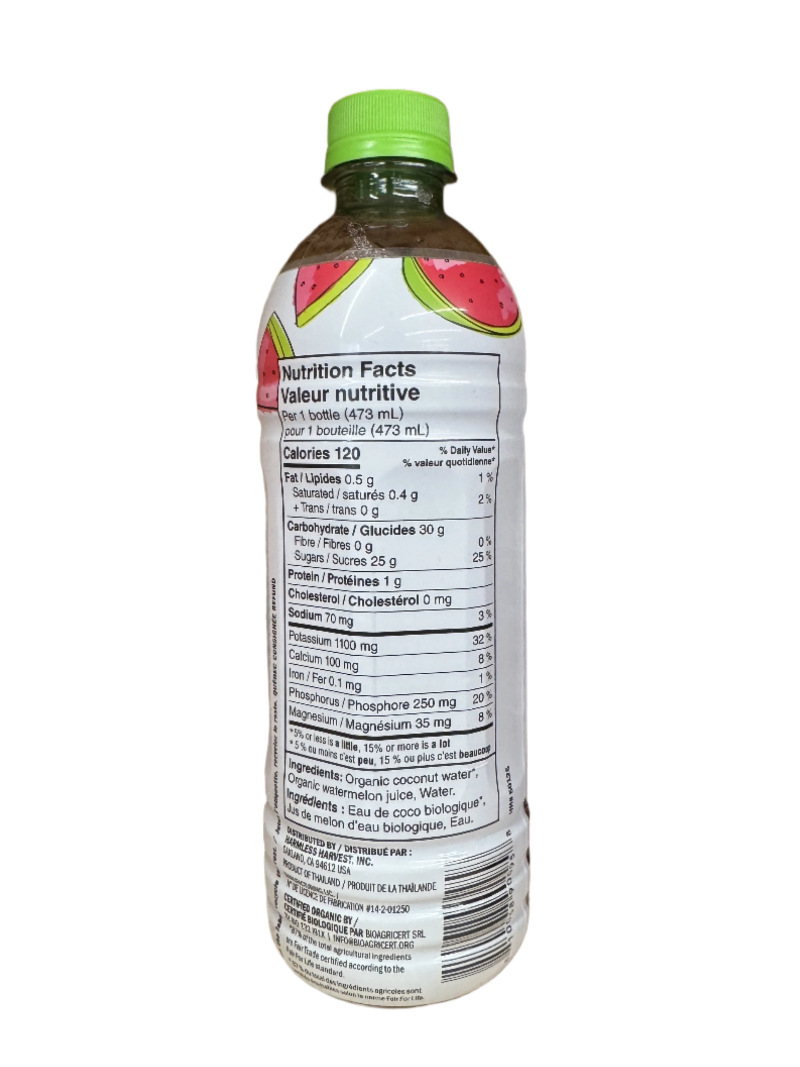 Harmless Harvest Organic Coconut Water With Watermelon