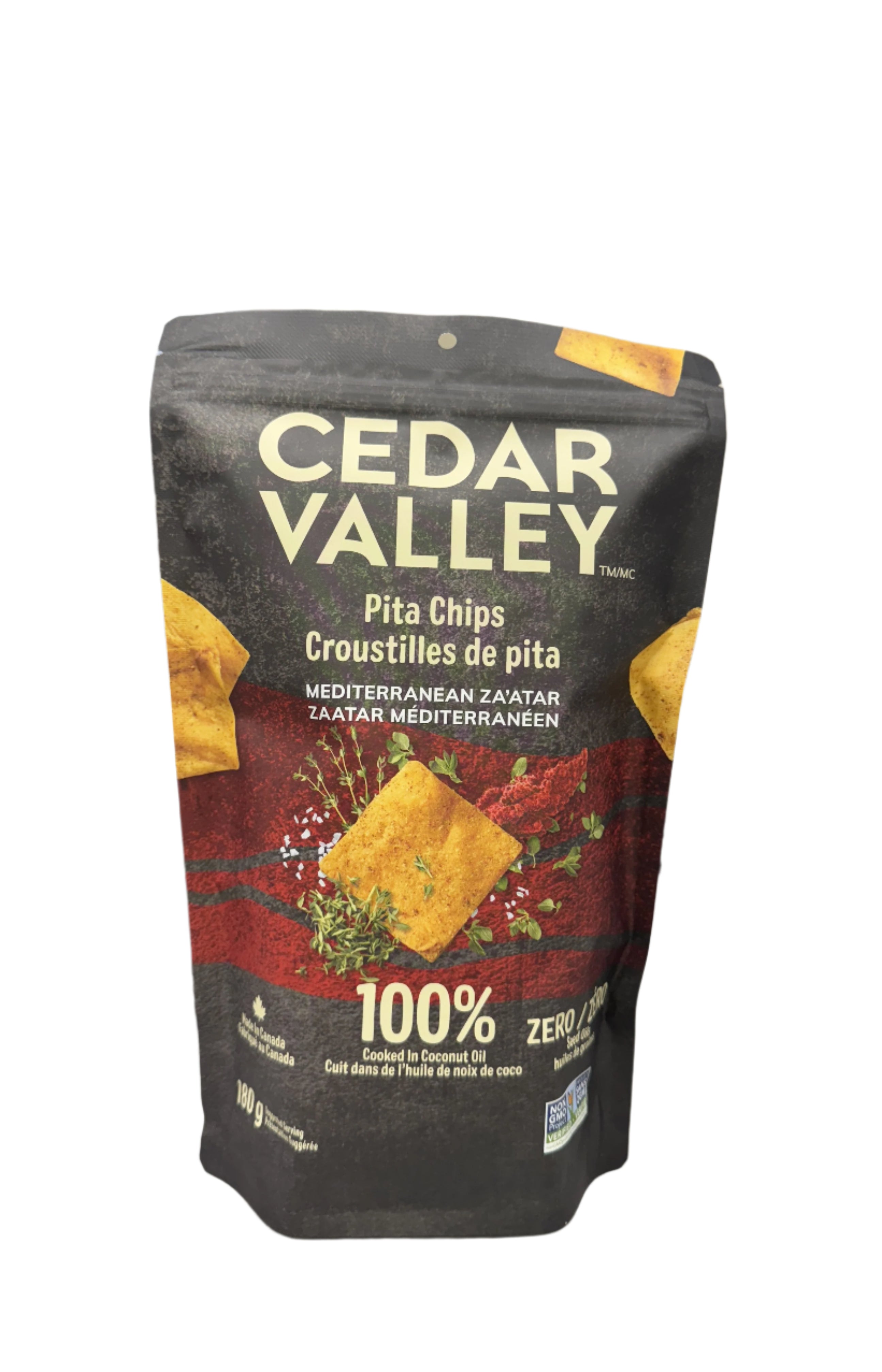 Mediterranean Za'atar Pita Chips